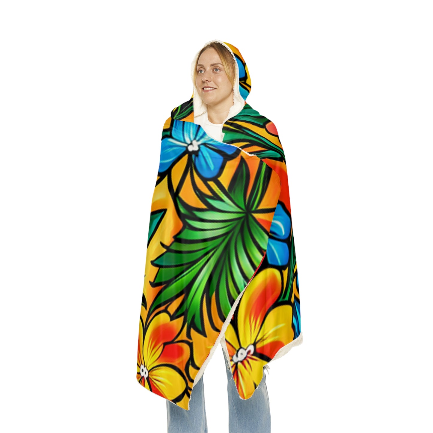 Bustervans Hawaiian Camping Snuggle Blanket