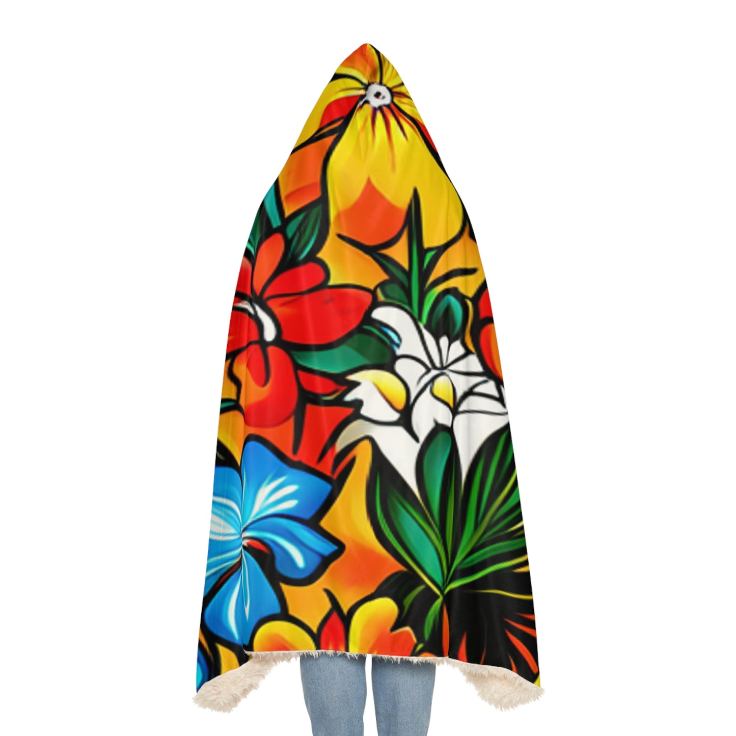 Bustervans Hawaiian Camping Snuggle Blanket